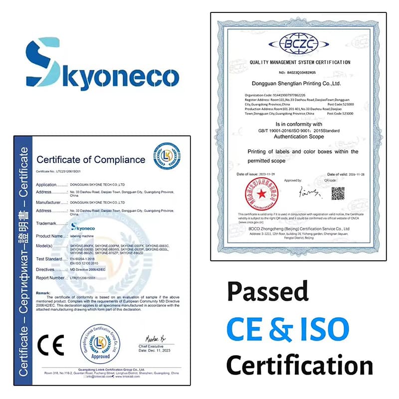 CE ISO Certified Labeling Machine Manufacturer