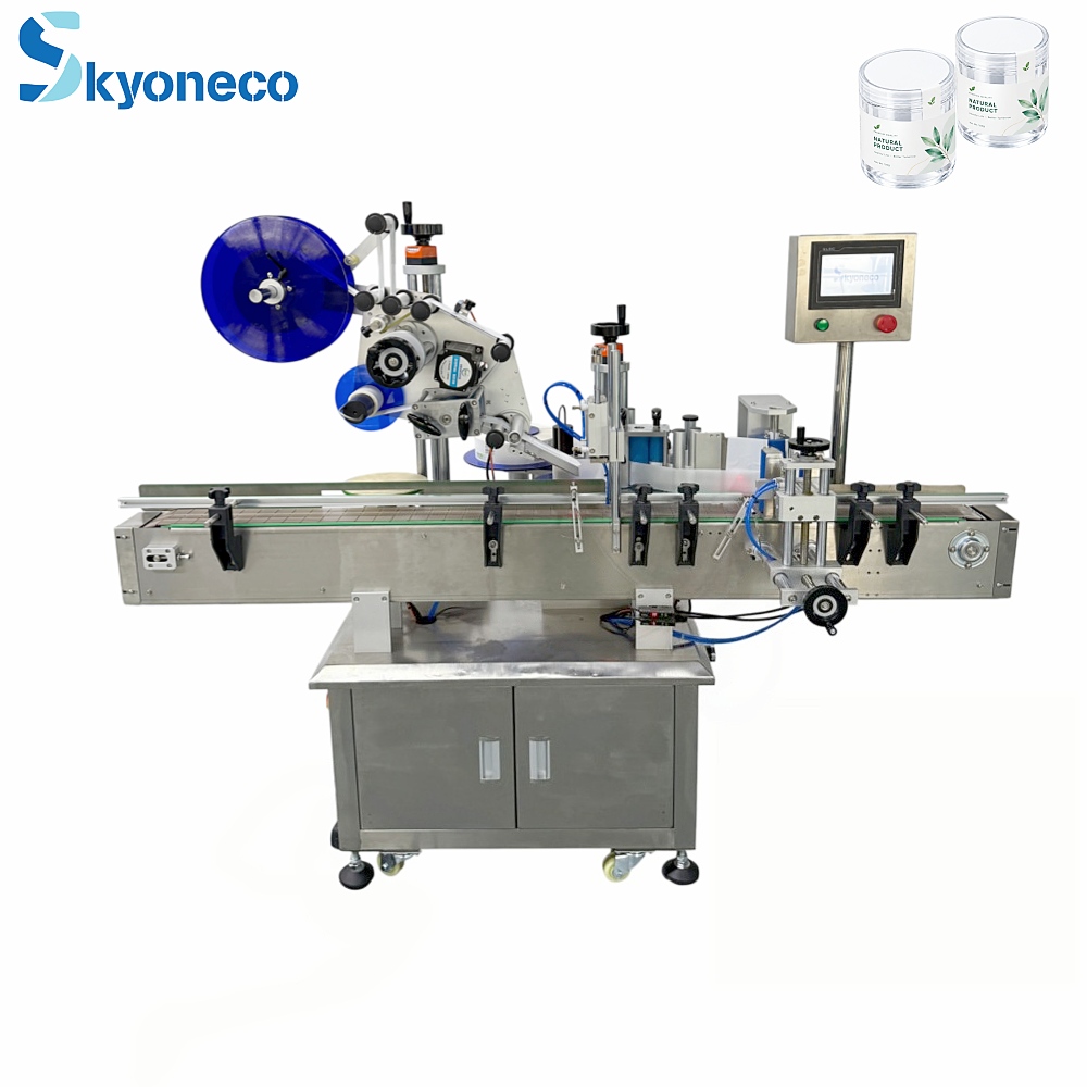 Automatic Top Corner And Bottle Labeling Machine Automatic Top Corner And Bottle Labeling Machine